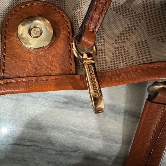 Michael Kors Brown and Tan Tote Bag - Picture 7 of 10